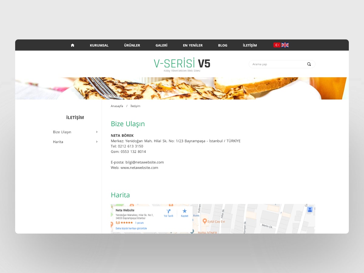 Börekçi İnternet Sitesi V5