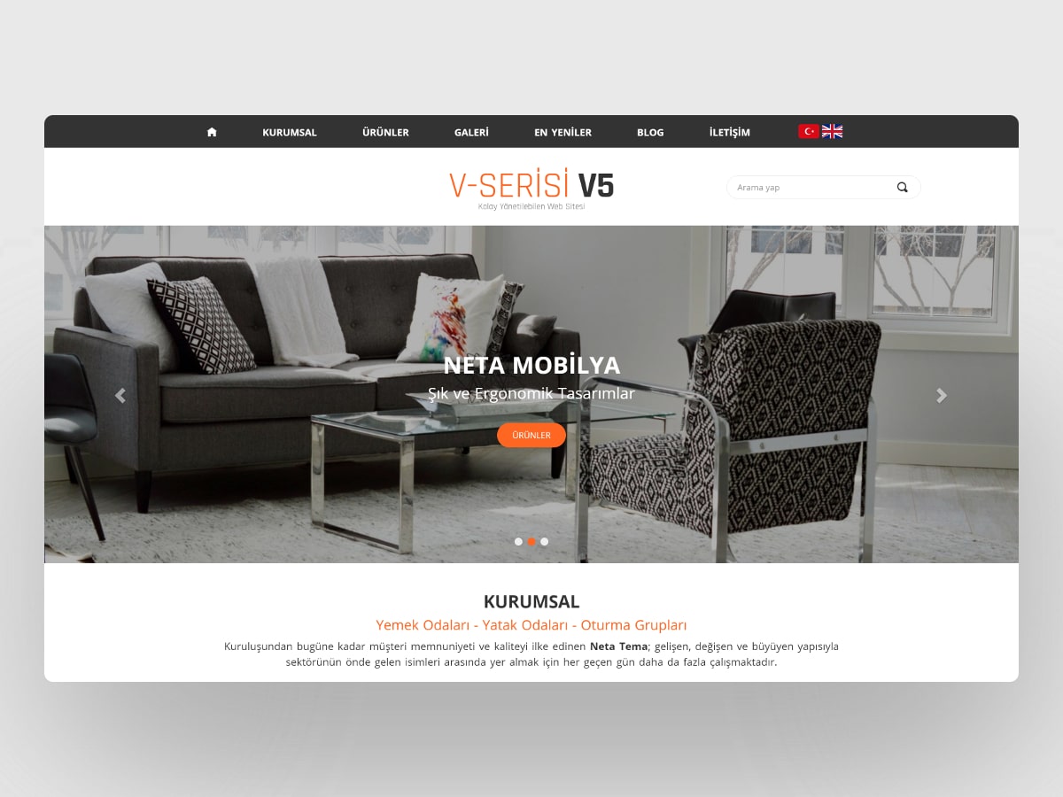 Mobilya İnternet Sitesi V5