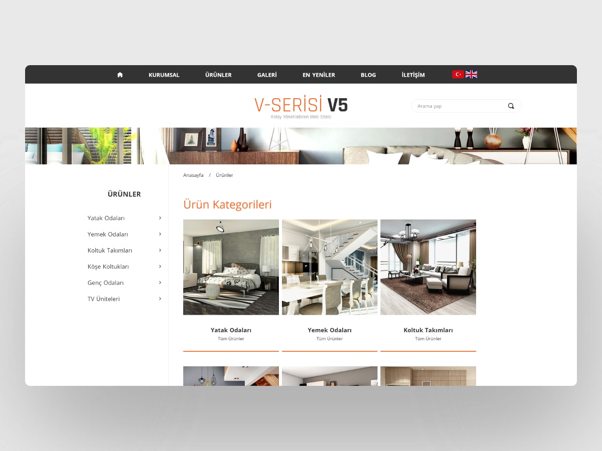 Mobilya İnternet Sitesi V5