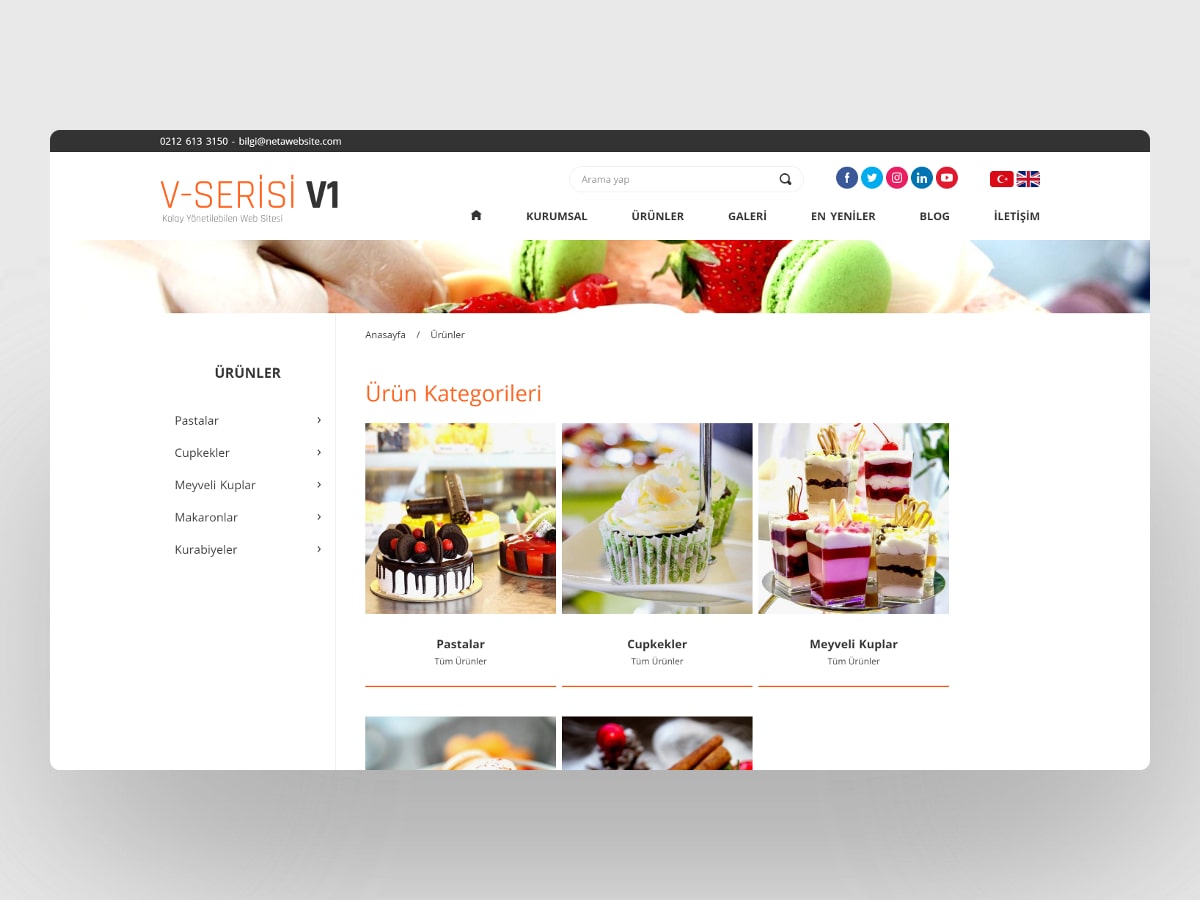Butik Pasta Web Sitesi V1