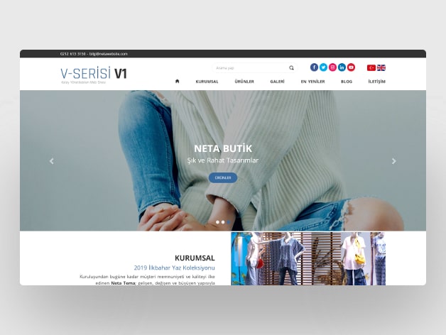 Butik Web Sitesi V1