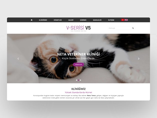 Veteriner İnternet Sitesi V5