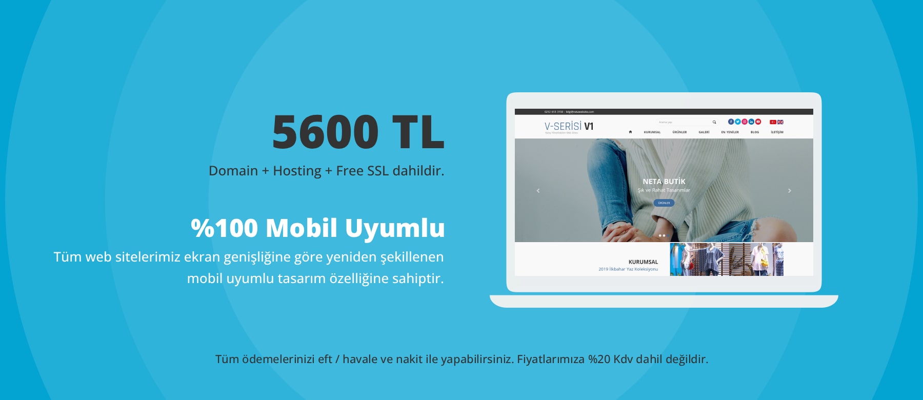 İnternet Sitesi Kurma Maliyeti 5600 TL
